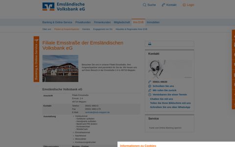 Emsländische Volksbank eG Hauptstelle - EVB Meppen
