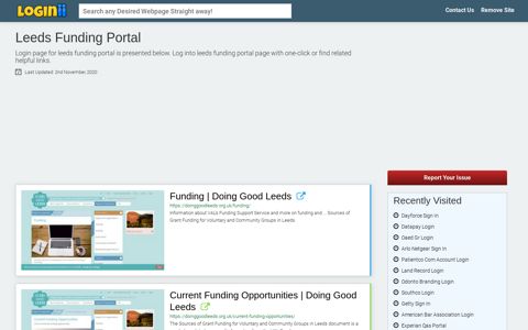 Leeds Funding Portal - Loginii.com