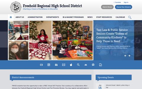 Freehold Regional High School District / Homepage