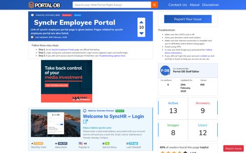 Synchr Employee Portal