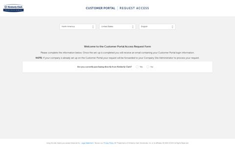 User Registration - kcp customer portal