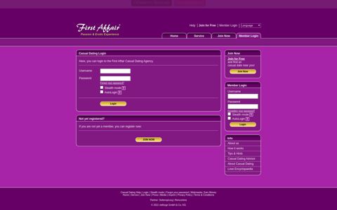 First Affair - Login - FirstAffair.com