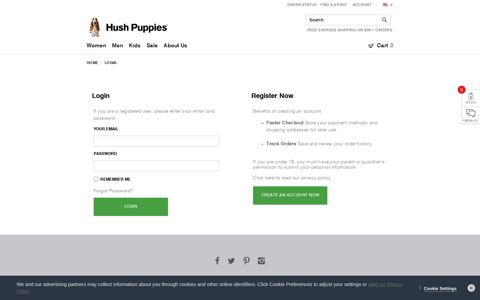 My Account | Hush Puppies