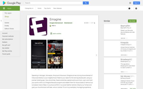Emagine – Apps on Google Play