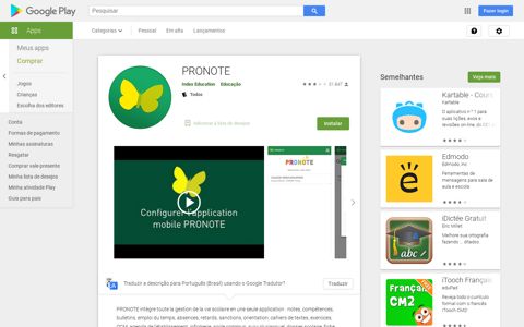 PRONOTE – Apps no Google Play
