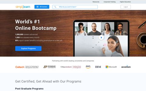 Simplilearn: World's #1 Online Bootcamp & Certification ...