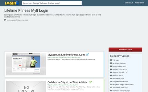 Lifetime Fitness Mylt Login - Loginii.com