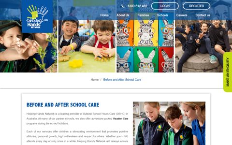 Before and After School Care – Helping Hands Network