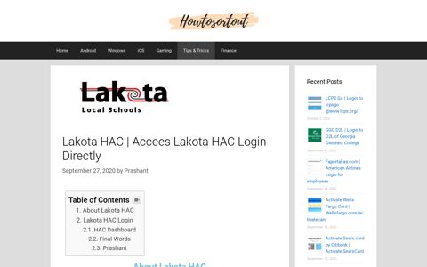 Lakota HAC | Accees Lakota HAC Login Directly - How To ...