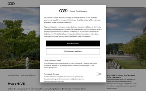 KVS > Lieferanten & Partner > Audi Deutschland