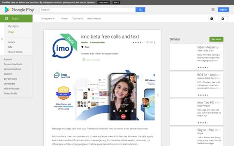 imo beta free calls and text - Apps on Google Play