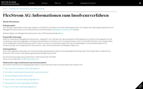 FlexStrom AG: Informationen zum Insolvenzverfahren ...