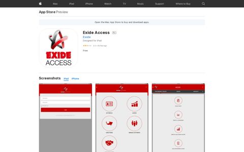 ‎Exide Access on the App Store