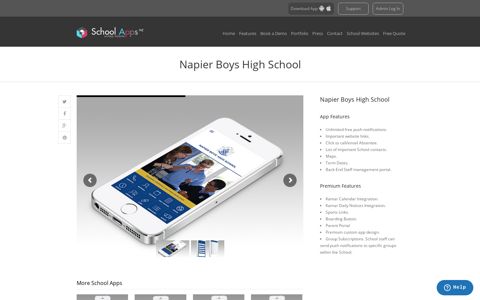 Napier Boys High School - SchoolAppsNZ by Snapp Mobile
