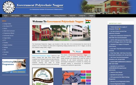 Welcome To Government Polytechnic,Nagpur