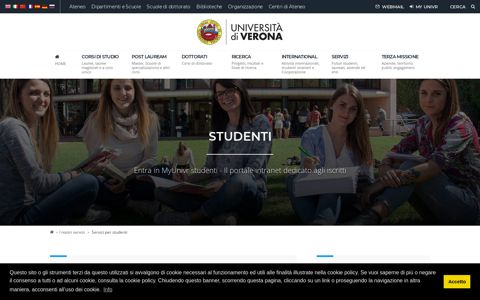 Servizi per studenti - Università degli studi di Verona