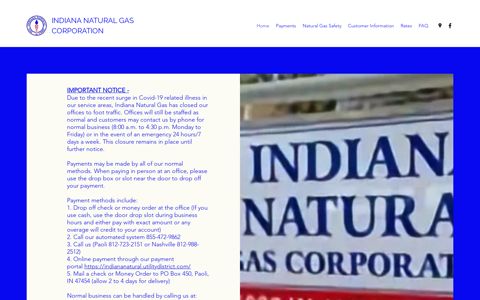 Indiana Natural Gas Corporation: Home