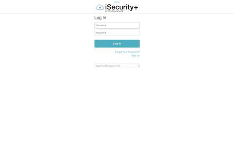 iSecurity+: Log In