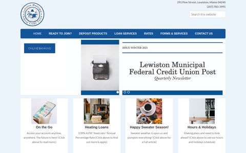 Lewiston Municipal Federal Credit Union: Home