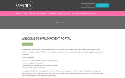 Patient Portal - Irving, TX & Arlington, TX: IVFMD