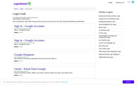 Login Gtalk Sign in - Google Accounts - https://accounts ...