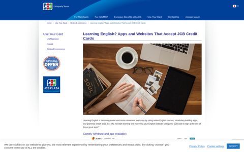 Learning English? Apps and Websites That Accept JCB Credit ...