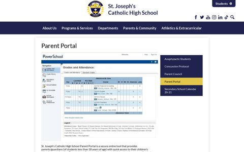 Parent Portal – Parents & Community – St. Joseph's Catholic ...