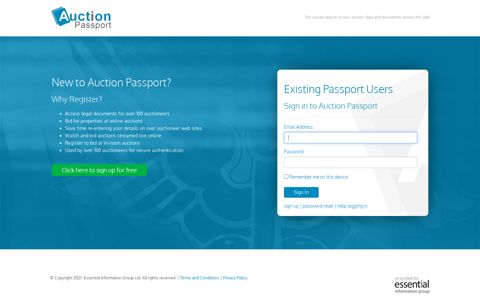 Auction Passport - Auction Passport