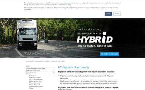 UT-Hybrid - How it works - Thermo King
