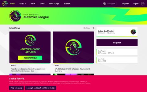 ePremier League :: Play FIFA 21 for clubs in the Premier ...