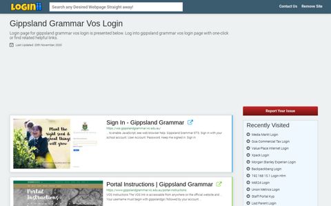 Gippsland Grammar Vos Login - Loginii.com