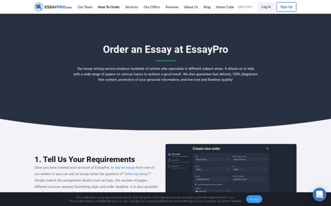 Order an Essay Online at $7/page: 100% Original | EssayPro