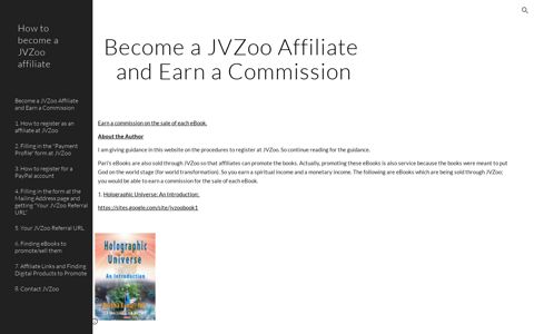 How to become a JVZoo affiliate - Google Sites
