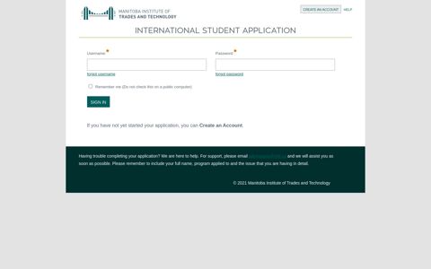 Login - Manitoba Institute of Trades and Technology