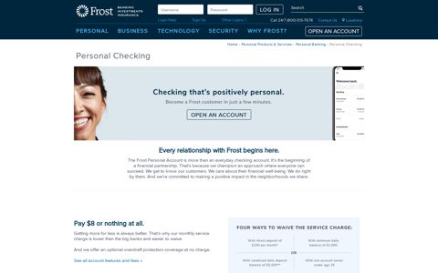 Personal Checking & Bank Accounts | Frost