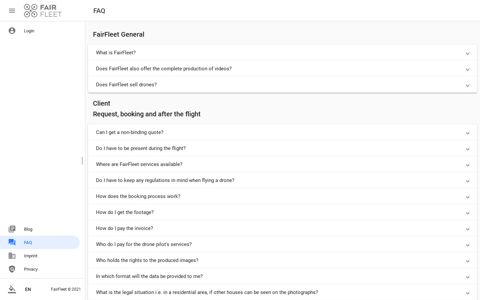 question_answer FAQ - FairFleet