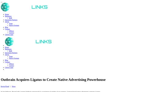 PowerLinks Outbrain Acquires Ligatus to Create Native ...