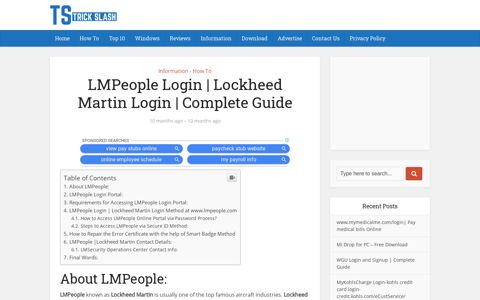 LMPeople Login | Lockheed Martin Login | Complete Guide ...
