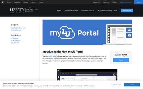 IT Services - myLU Portal - Liberty University
