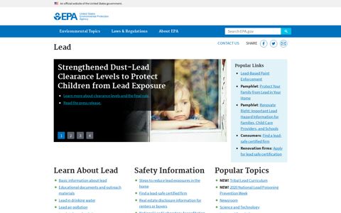 Lead - US EPA