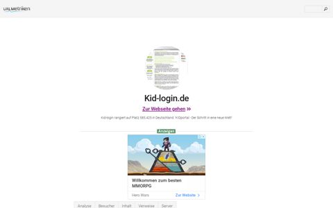 www.Kid-login.de - KIDportal - Der Schritt in eine neue Welt!