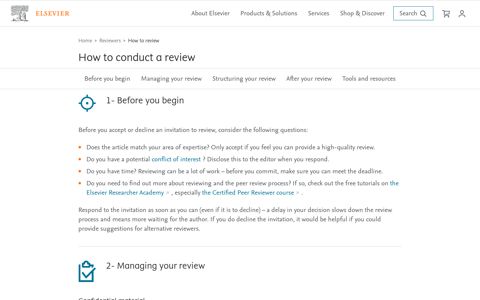 How to review - Elsevier