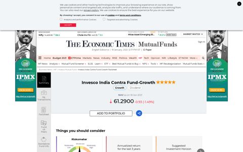 Invesco India Contra Fund-Growth - The Economic Times