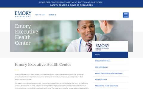 Emory Executive Health Center - Emory Healthcare