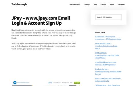 JPay Login: www.jpay.com Email Signin & Account Sign Up