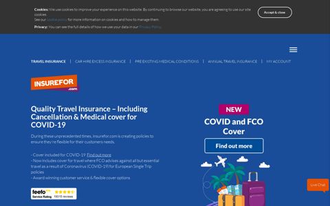 insurefor.com: Travel Insurance - Holiday Insurance