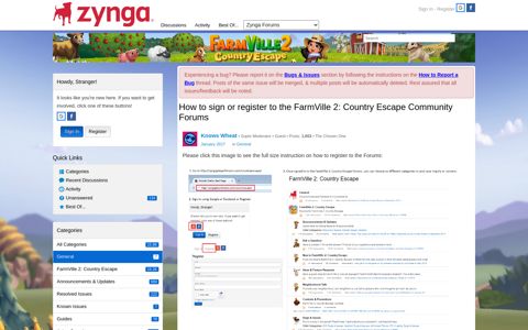 How to sign or register to the FarmVille 2: Country Escape ...
