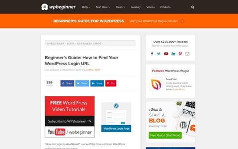 Beginner's Guide: How to Find Your WordPress Login URL