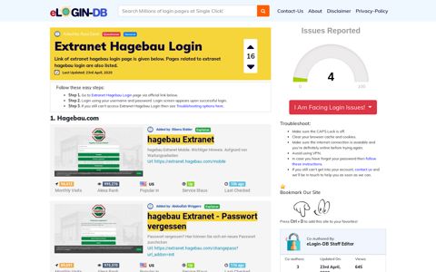 Extranet Hagebau Login - A database full of login pages from ...