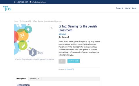 Ji Tap: Gaming for the Jewish Classroom | JETS Israel